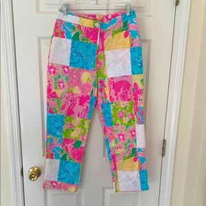 NWOT🌺Lilly Pulitzer Never Worn Patchwork Capris
